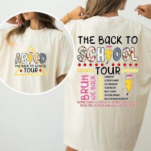 Bundle The Back To School Tour,  ABCD Teacher Png, First Day Of School